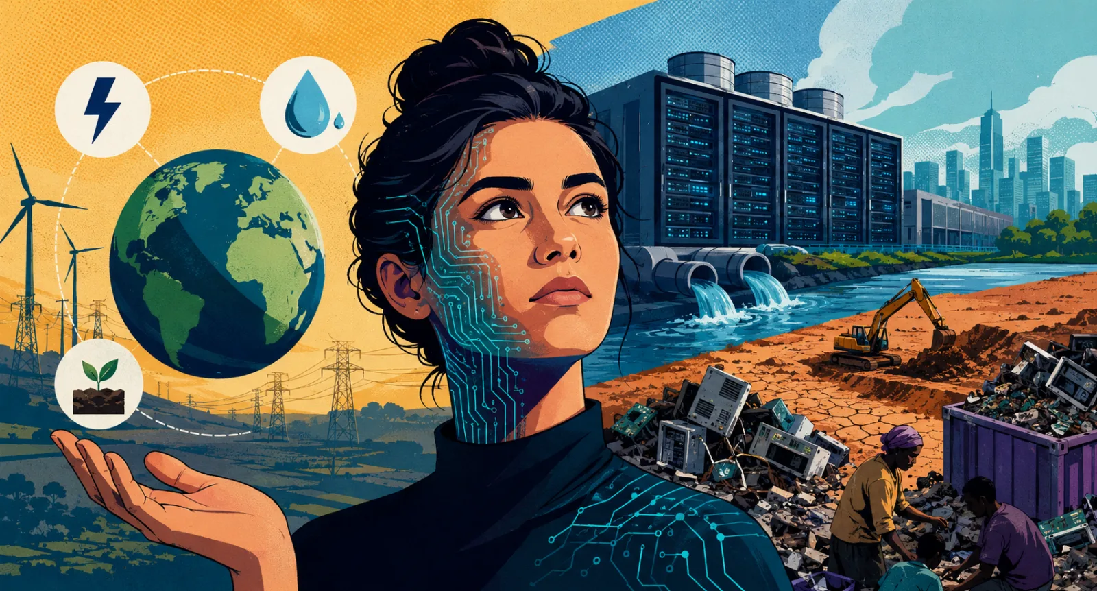 La factura ambiental de la IA: consumo eléctrico y tensiones locales