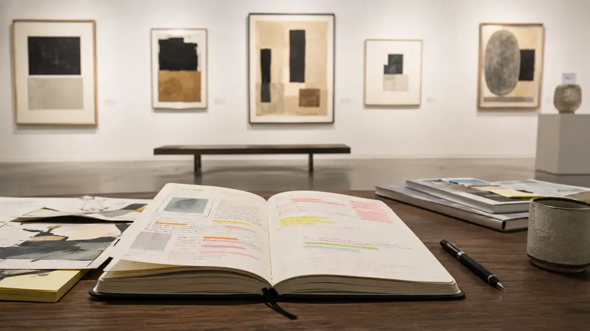 Cuaderno de crítica cultural frente a una obra de arte
